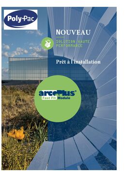 Système de panneaux en polycarbonate pour façades translucides | ArcoPlus Fast Fit Module