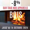 PROMO sur nos Cheminées BOIS