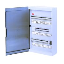 OMELCOM Baie de brassage tertiaire 19 pouces - 48RJ45 - avec switch 16  ports Gb + switch POE 16 ports Gb
