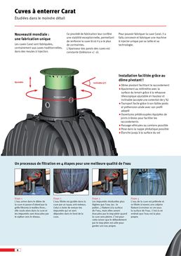 Cuve à enterrer de 2 700 à 122 000 litres | Carat