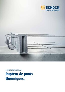 Rupteur de pont thermique pour balcons | Rutherma Ki