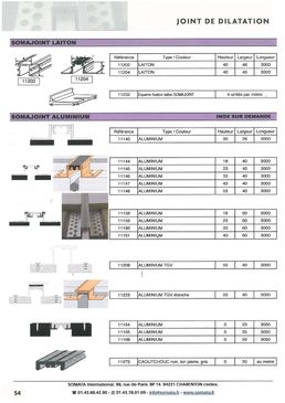 Joint de dilatation | GL Aluminium