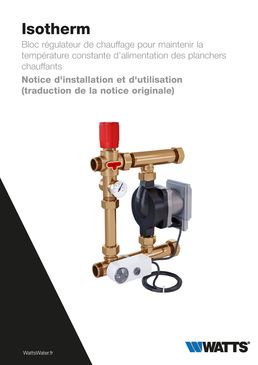 Bloc régulateur de chauffage pour planchers chauffants | IsoTherm 