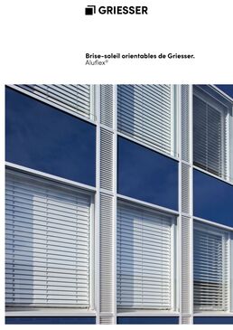 Brise-soleil orientable en aluminium à lames plates | Aluflex