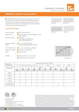 Dalles de plafond aspect métal | Thermatex Varioline Métal