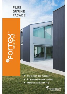 Bardage pour murs extérieurs | Fortex Clic PRO 150