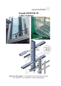 Façade mur-rideau à ossature acier fine | rp tec 45