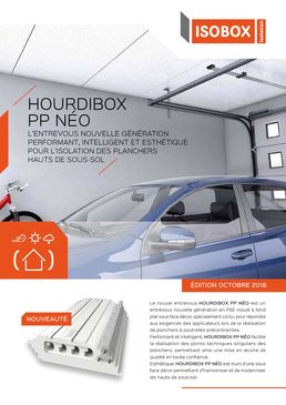 Entrevous isolant à fond plat sous face décor en PSE moulé | HOURDIBOX PP NEO