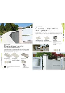 Chaperon de mur Lisse Plat | Béton