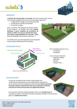 Kits pour infiltration pluviale sur terrain/parcelle | EFOH 