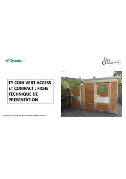 Toilettes publiques autonomes à séparation et lombricompostage | Ty Coin Vert Access PMR