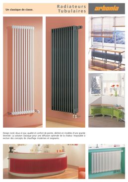 Radiateur tubulaire en acier jusqu'à 6 colonnes | Radiateur tubulaire