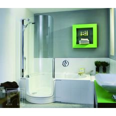 Baignoire à cabine de douche intégrée | Twinline