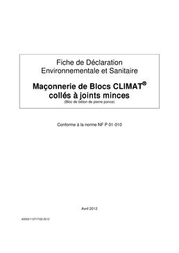 Bloc de pierre ponce avec isolant intégré | Bloc Climat