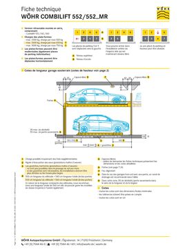 Système semi-automatique de stationnement pour automobiles | COMBILIFT 552