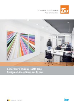 Absorbeurs muraux à forte absorption acoustique | AMF Line Modern