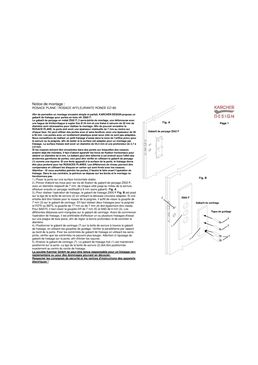 Rosace affleurante pour porte à recouvrement et standard | Plan Design