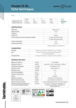 Revêtement de sols stratifié I Ocean +