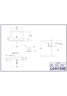 Lavabo mural | Trapezodial II