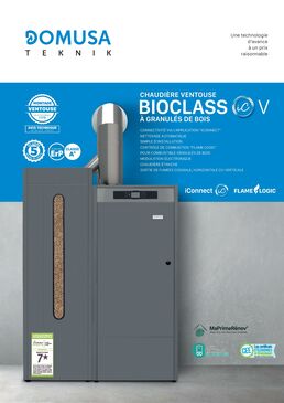 Chaudière à granulé de bois avec raccordement en ventouse (flux forcé) | Bioclass iC V