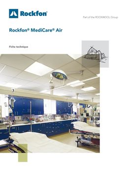 Rockfon® MediCare® Air | Plafond acoustique en laine de roche pour milieux hospitaliers