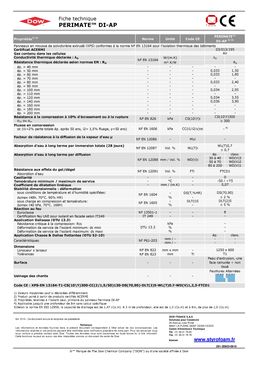 Panneau pour isolation verticale extérieure des murs enterrés et soubassements | PERIMATE DI-AP