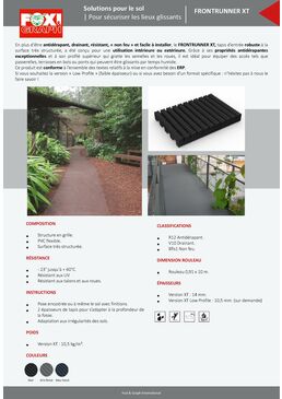 Tapis d’entrée en PVC flexible | FRONTRUNNER XT