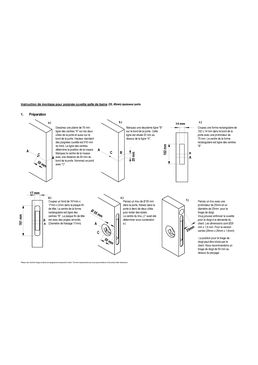 Poignée cuvette en inox pour portes coulissantes | EPD