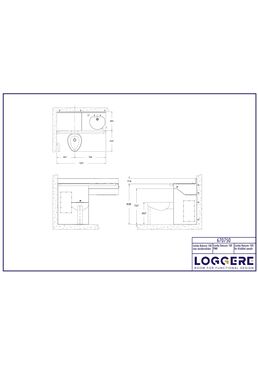 Combinaison de toilette et de lavabo pour PMR | ROBUSTO 100 PMR - 670750