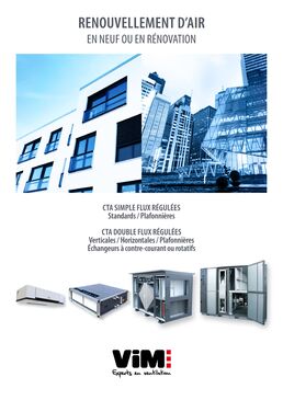 Système de traitement d'air  CTA double flux monozone  | PURECLASS