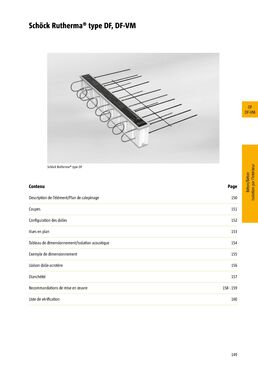 Rupteurs de pont thermique légers et performants | Rutherma types DF/DF-VM et DFi/DFi-VM