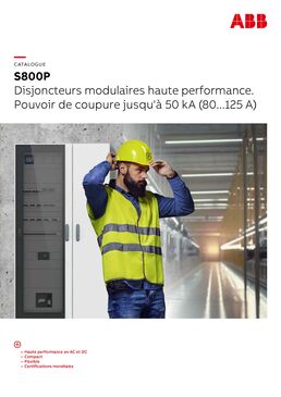 Disjoncteur modulaire compact haute performance | S800P