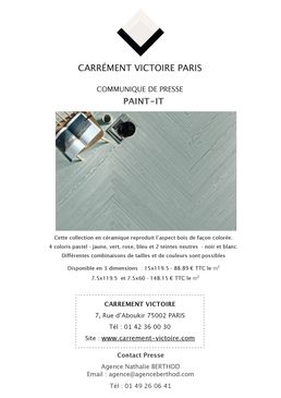 Carrelage en grés cérame imitation bois | Paint it