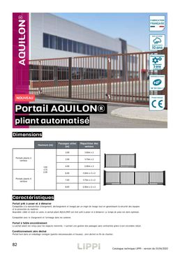 Portail pliant automatisé | Aquilon