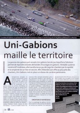 Gabions métalliques pré-remplis prêts à poser | Uni-gabions