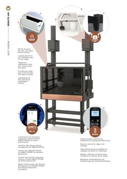 Poêle hydraulique avec technologie REMOTE AIR | SLOT VISION AIR 