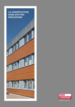 Bâtiment modulaire architecturé clés en main | PROCONTAIN 