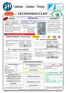 Résine pour rebouchage à froid pour fermeture de boucles magnétiques | Technoboucles