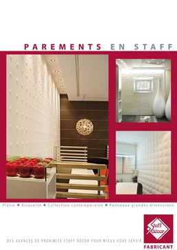 Parement décoratif à motifs pour murs ou plafonds | Parements contemporains