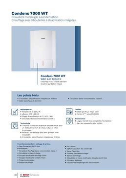 Chaudière à condensation modulant jusqu'à 28 kW | Condens 7000 WT