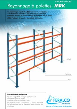 Rayonnage à palettes MRK | MRK