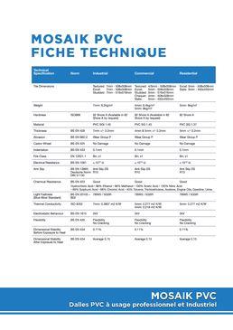 Dalles emboîtables PVC pour usines et entrepôts - Sans Préparation de Sol | MOSAIK CREATION