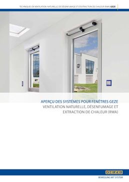 Motorisation à chaîne pour la ventilation naturelle | GEZE Slimchain