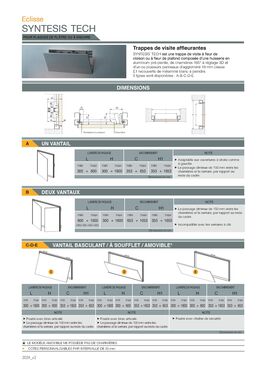 Syntesis Tech | Trappe de visite affleurante
