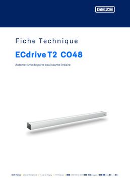 Porte automatique coulissante pour des entrées à rupture de pont thermique | ECDRIVE T2 