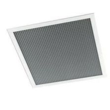 Grille en aluminium anodisé - non percée - sans moustiquaire