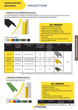 Protection d’angle au sol | ANGLISOL standard sur alu