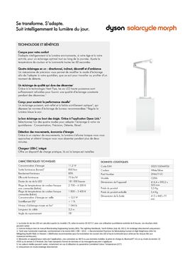 Lampe intelligente de bureau Dyson Solarcycle Morph | CD06