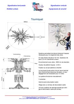 Touniquet pour vélos