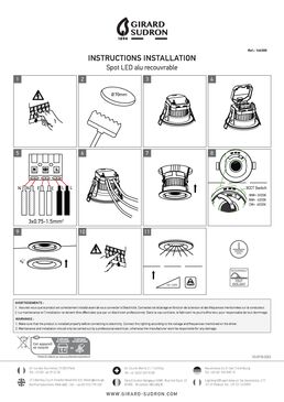 Spot BBC LED D87 mm H64 mm IP65 7W CCT 650 lm | BORG 166300